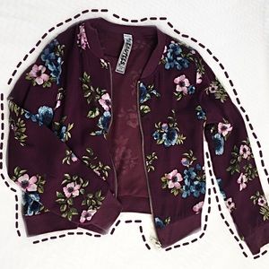 Flowered sweater